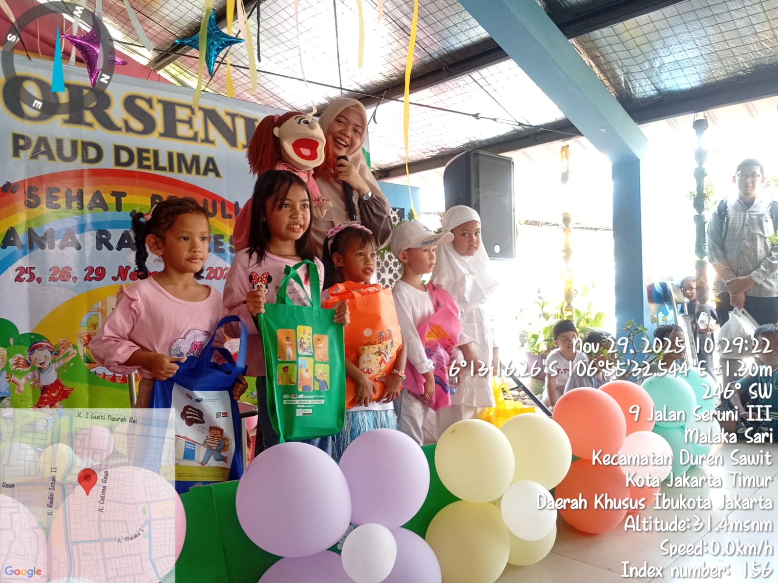 Wisata LiterAsyik Ke BKB PAUD DELIMA RW 05 MALAKA SARI